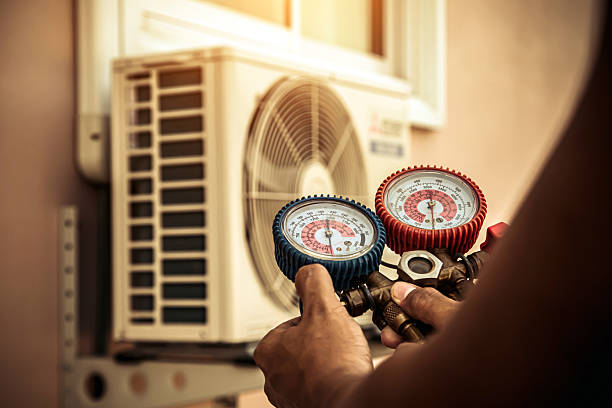 Professional Hvac Installation technician working in Chichester, NY